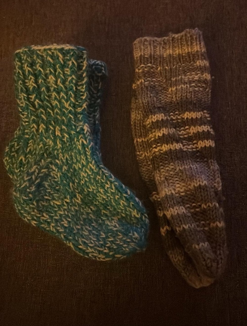 Set aus Socken, Handschuhen und Tüchern