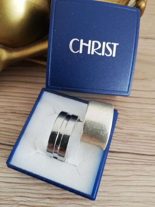 Edelstahl Ring & Ring Sterling Silver 925