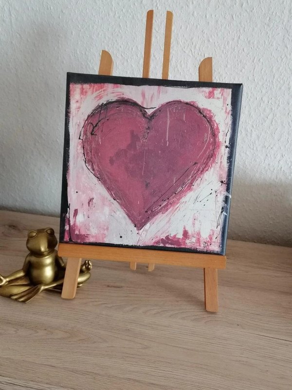 Leinwand auf Staffelei