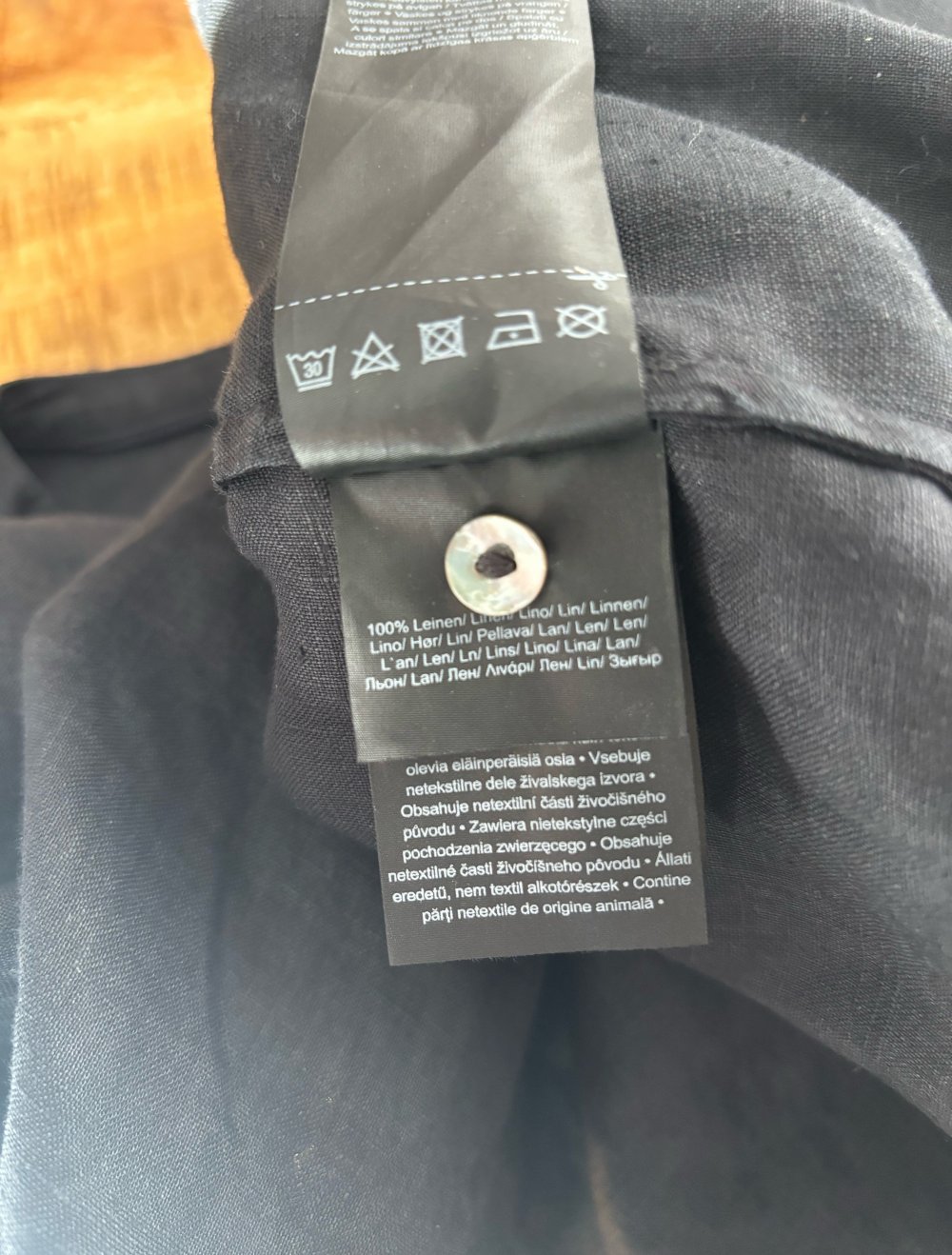 Leinenbluse von S.Oliver Größe 48