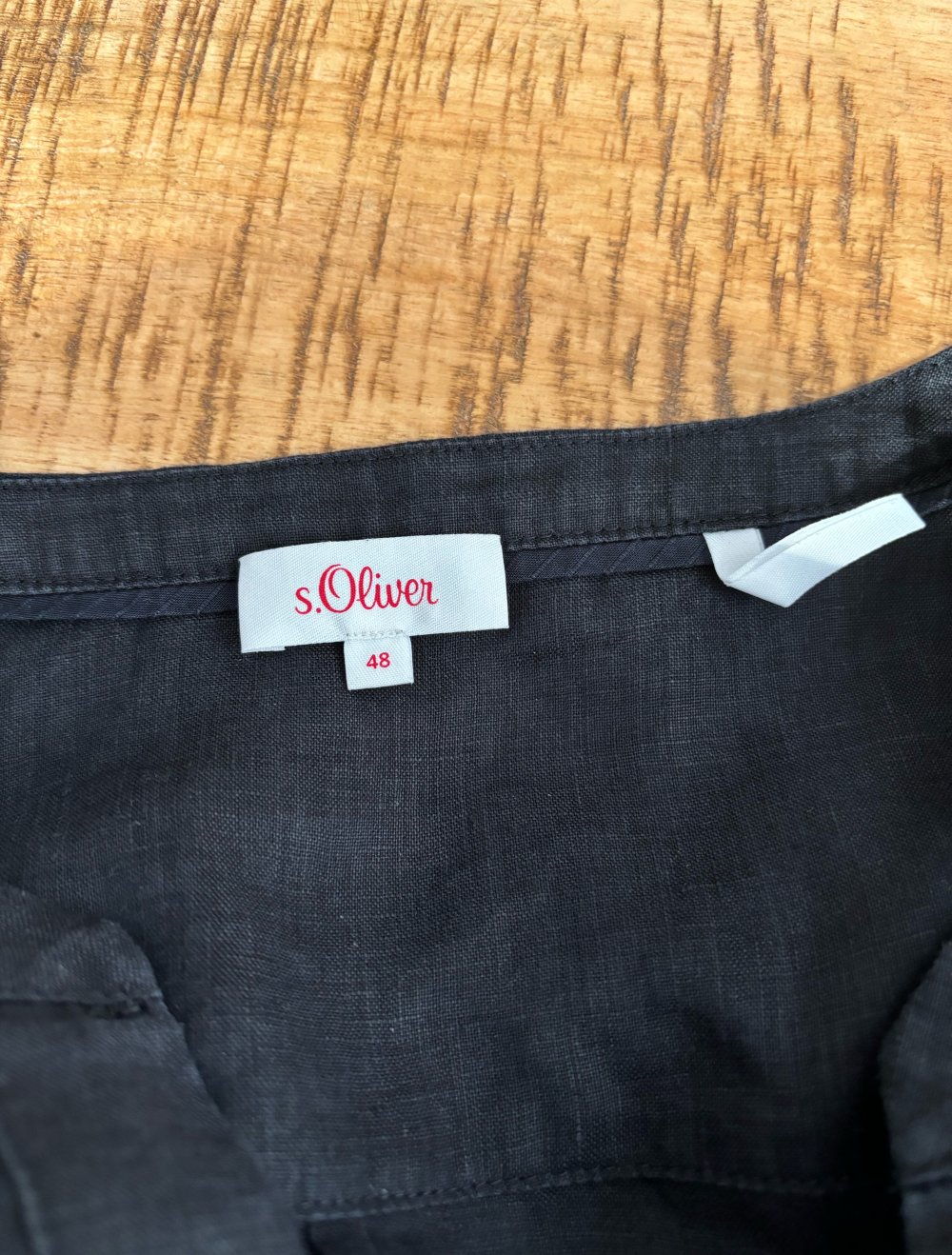 Leinenbluse von S.Oliver Größe 48
