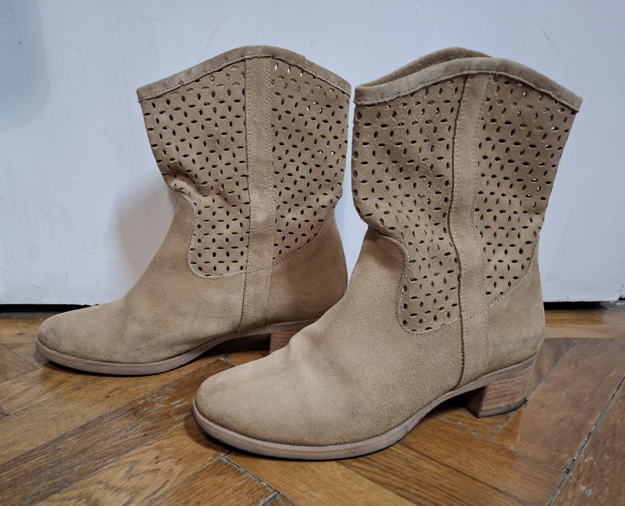 Lederstiefelette