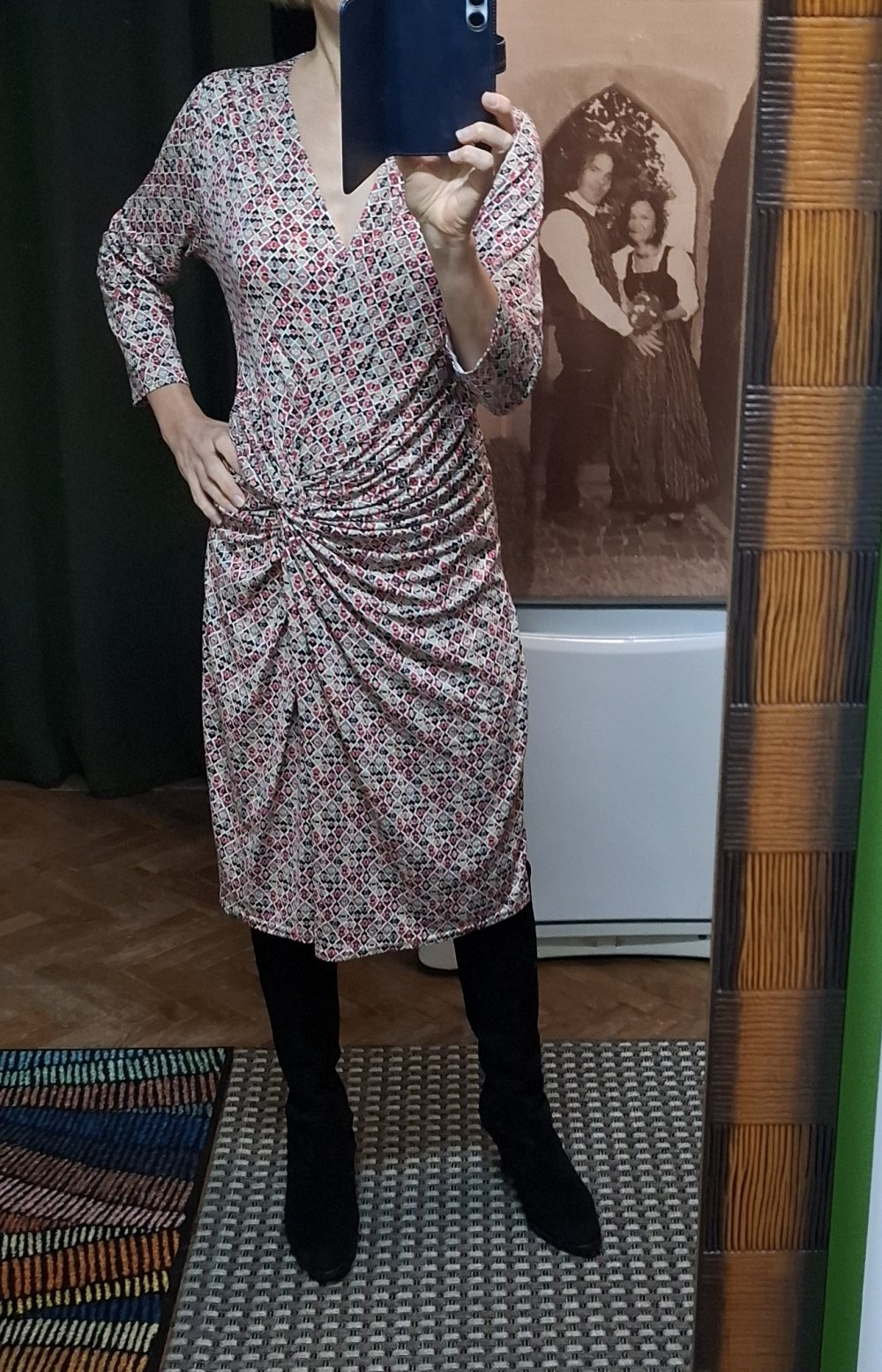 Buntes Cocktailkleid