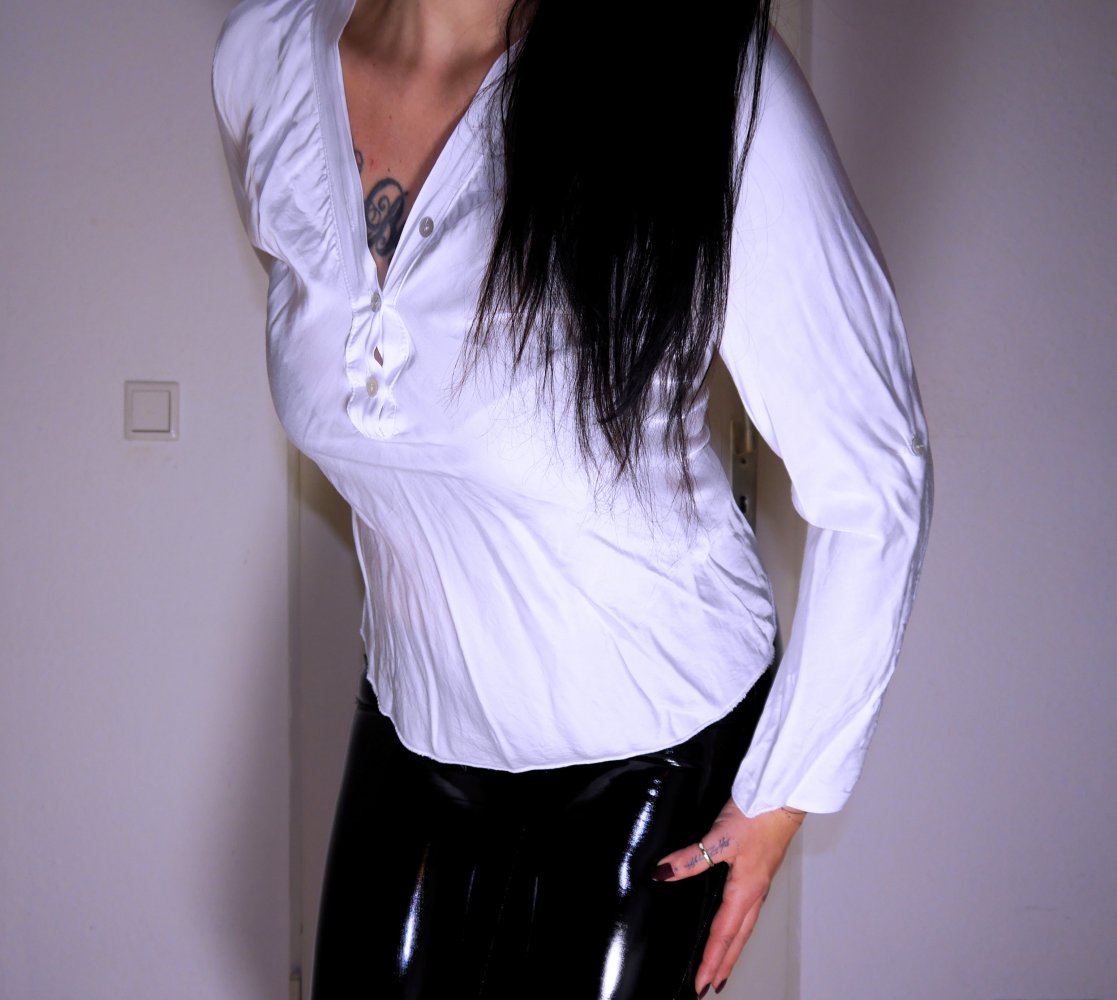 Weiße Bluse Business Büro 