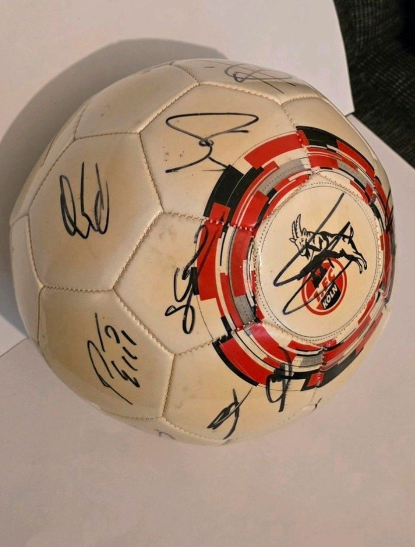 Signierter Fußball 1.FC Köln