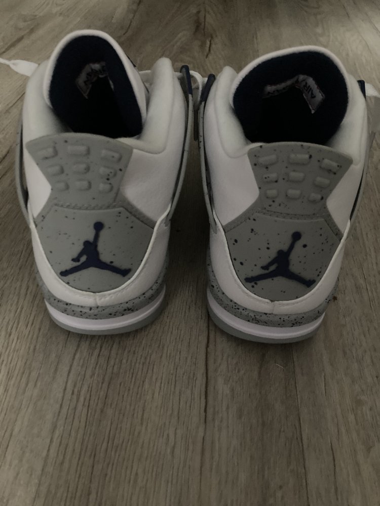 Jordan 4 Retro White Midnight Navy