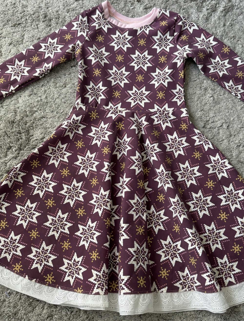 Winter Drehkleid
