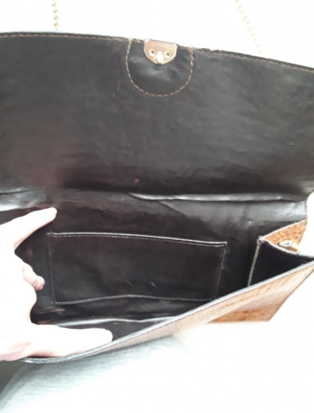 clutch Kunstleder