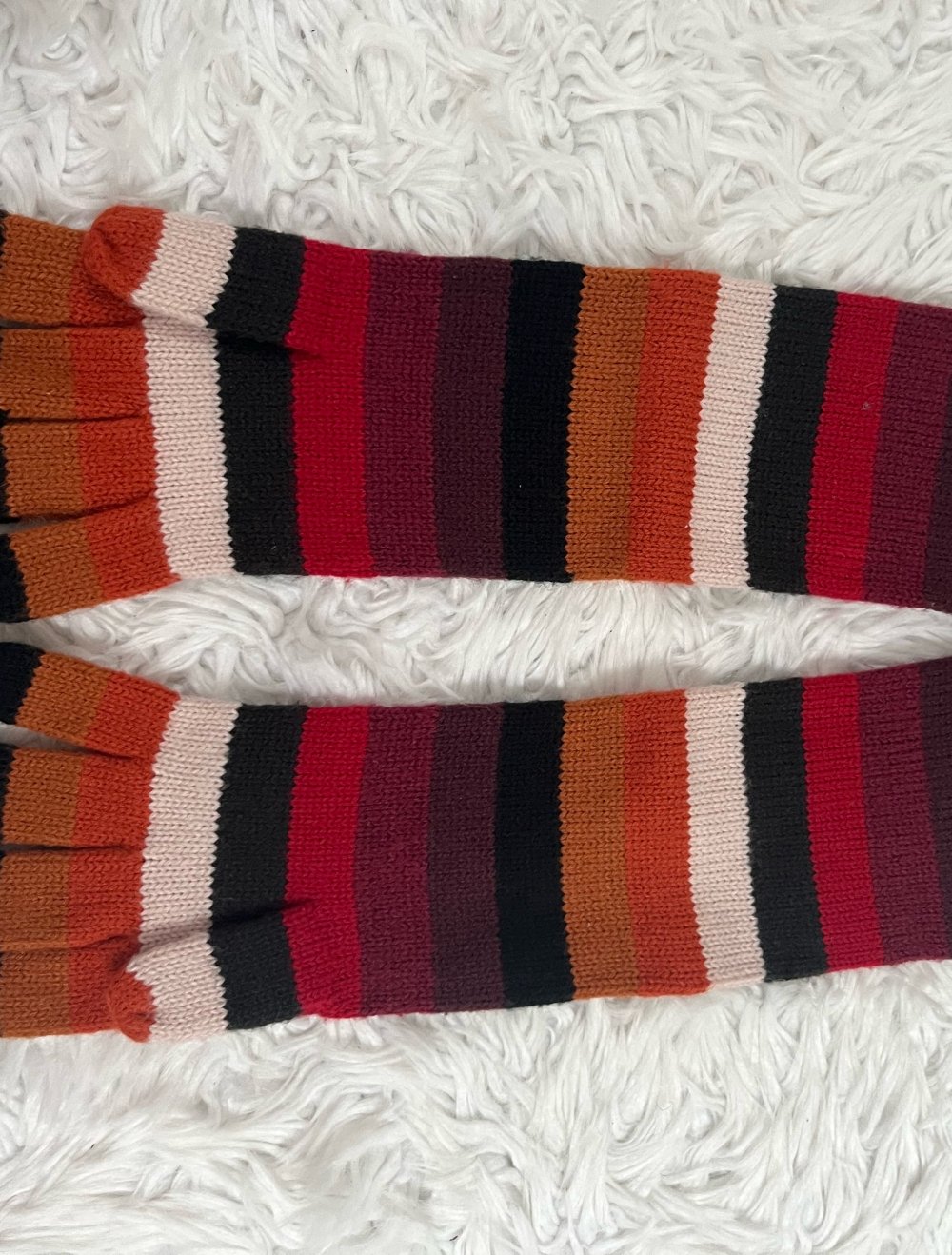 Handschuhe bunt gestreift lang XS/S von House Accessoires