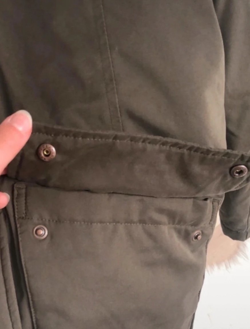 Winterjacke Kinderjacke Jacke Oliven grün Khaki 158 my toys