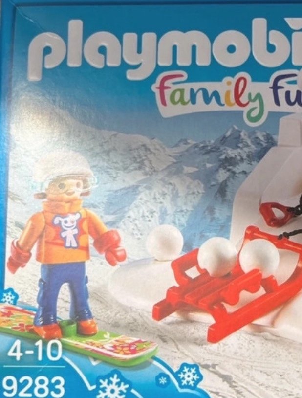 Playmobil Family Fun Winter Schneeballschlacht 9283