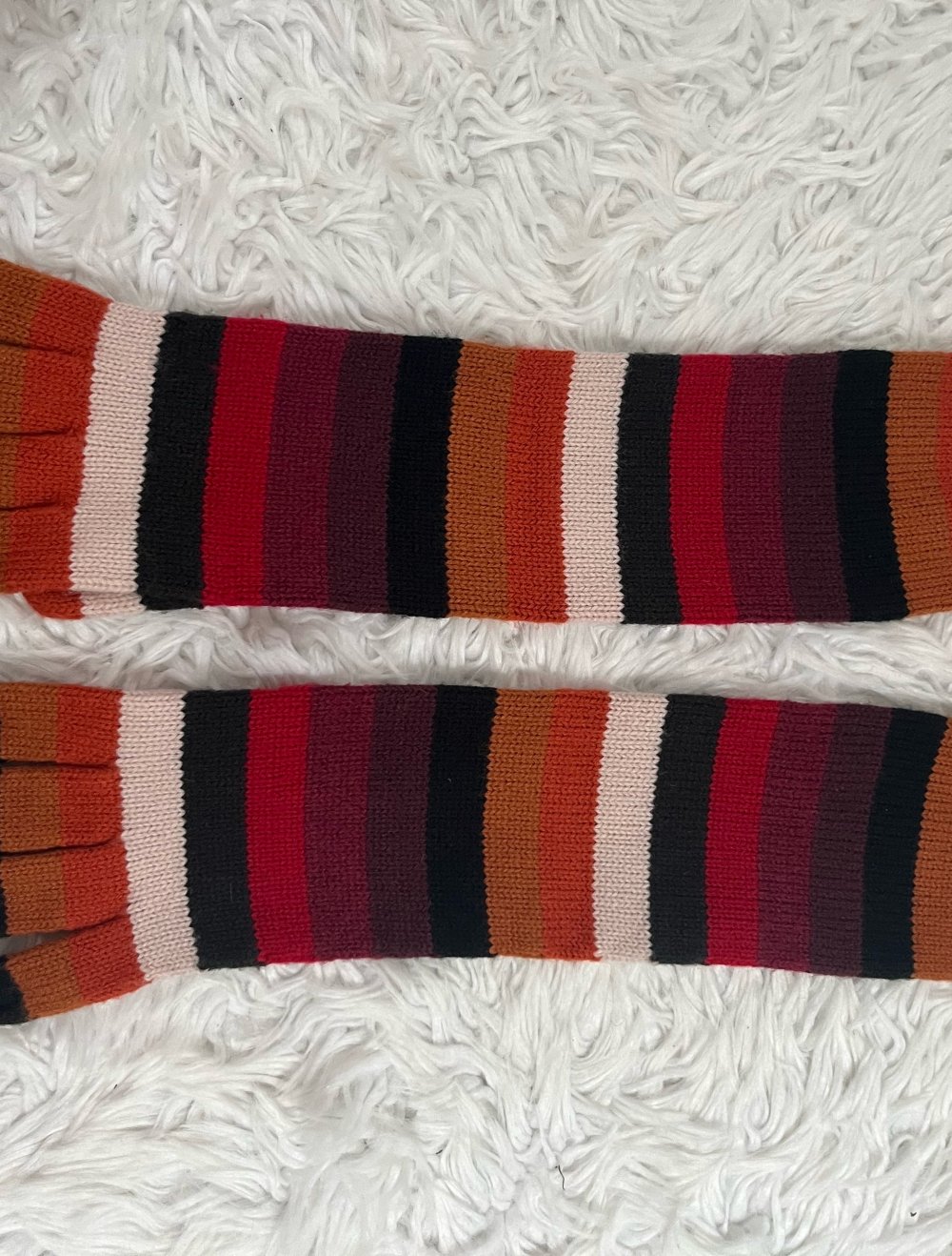 Handschuhe bunt gestreift lang XS/S von House Accessoires