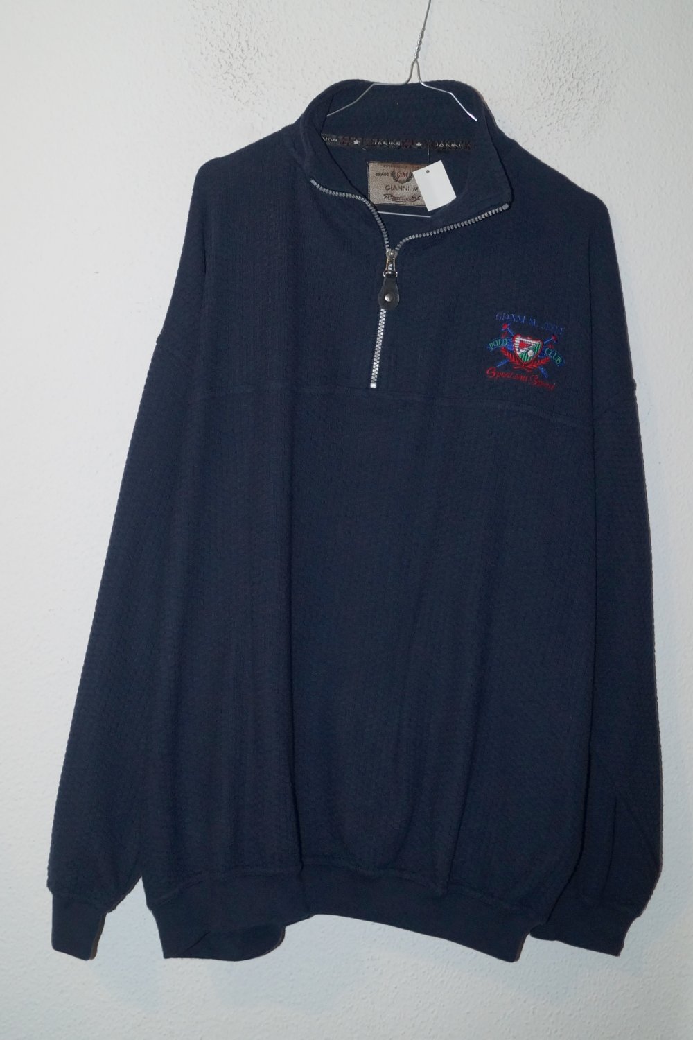 dunkelblauer Pullover Gr.ca.L GianniM