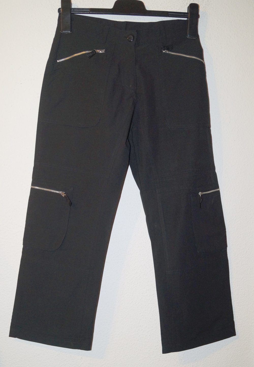 schwarze 6/7 Hose Gr.S