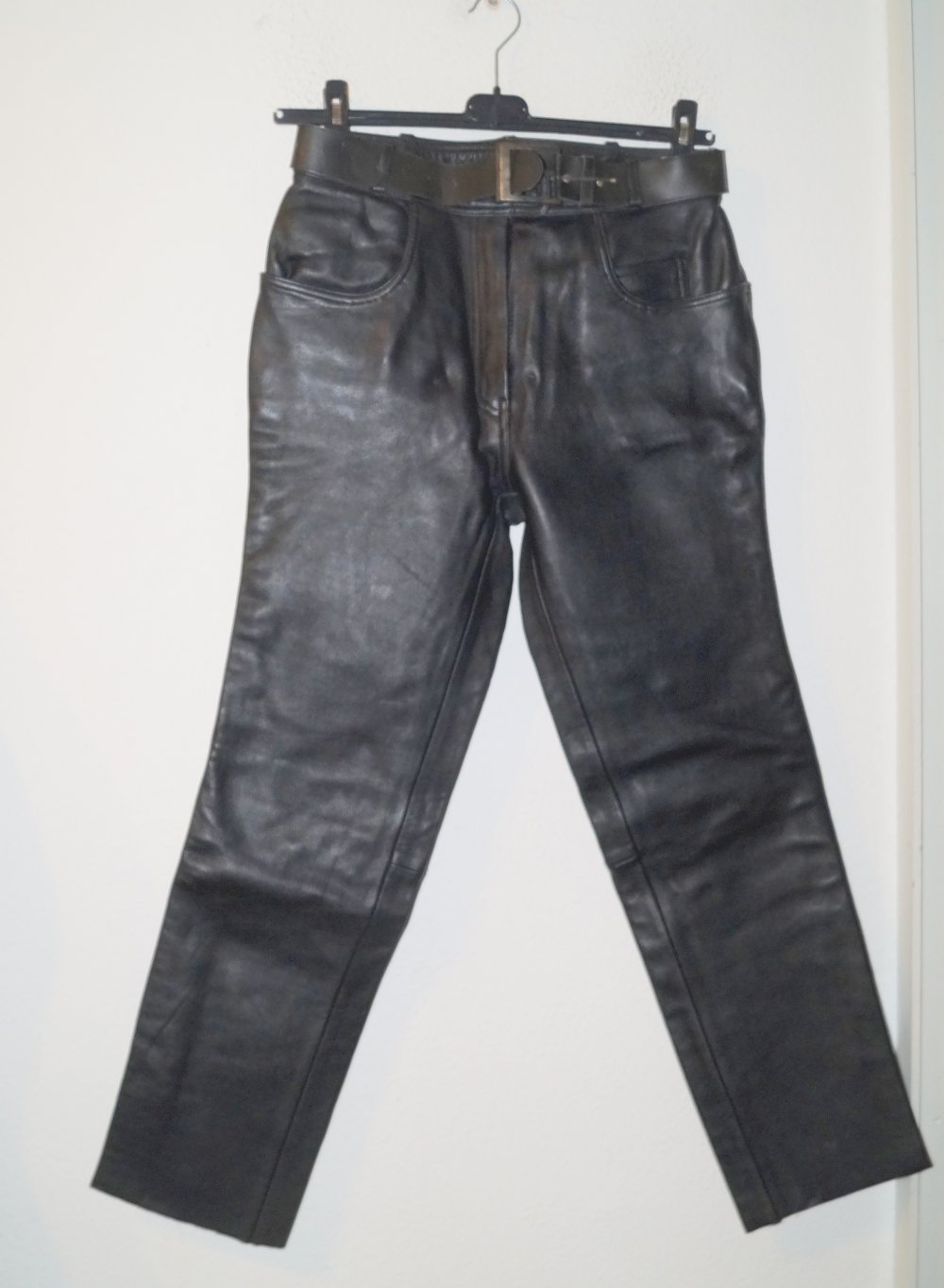 schwarze Lederhose Gr.44(S)