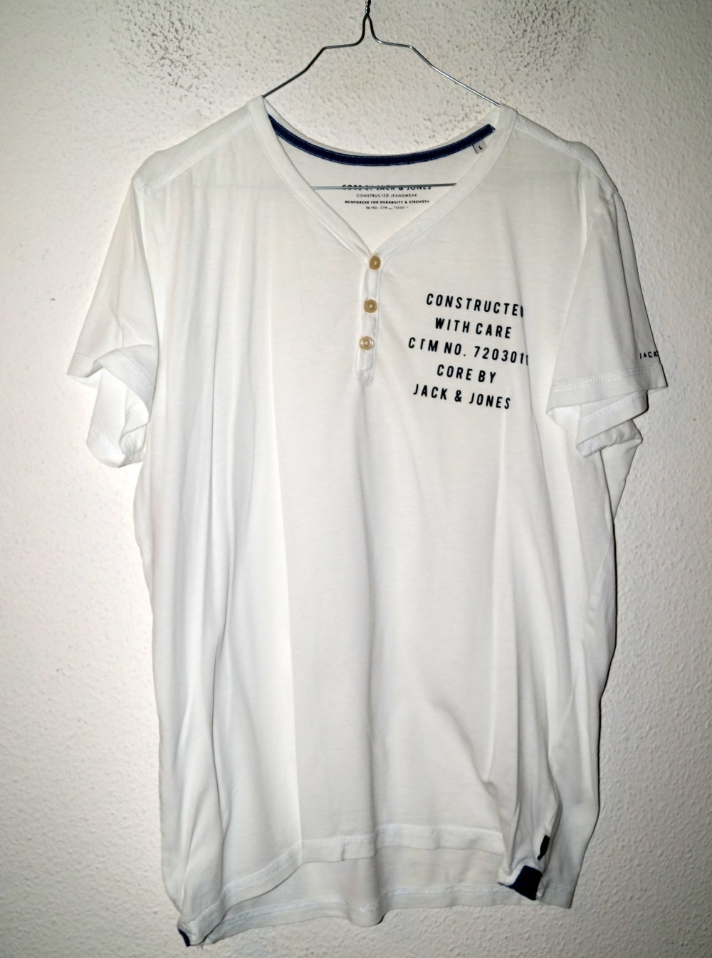 weißes T-Shirt Gr.L Jack & Jones
