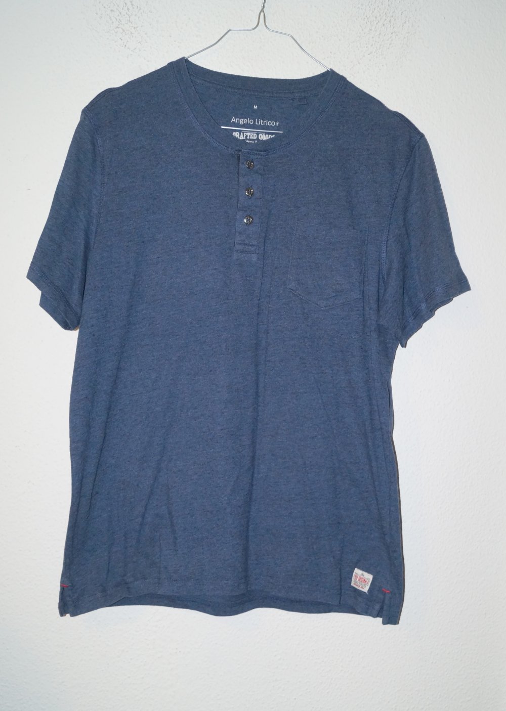 dunkelblaues T-Shirt Gr.M Angelo Litrico