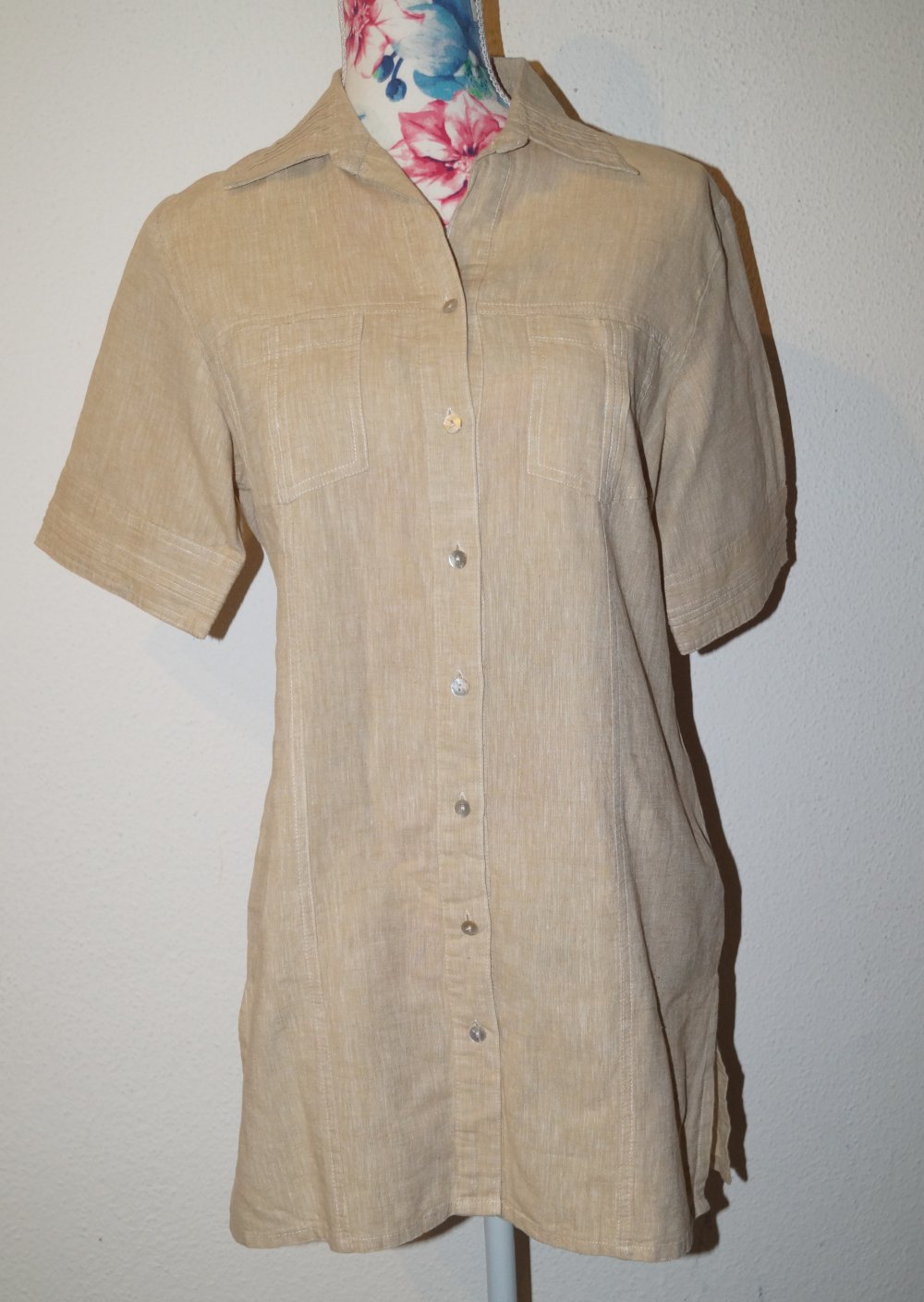 hellbraune Longbluse Gr.36 M&S Mode