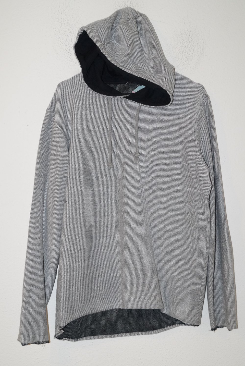 grau weiß melierter Kapuzenpullover Gr.M Jack & Jones