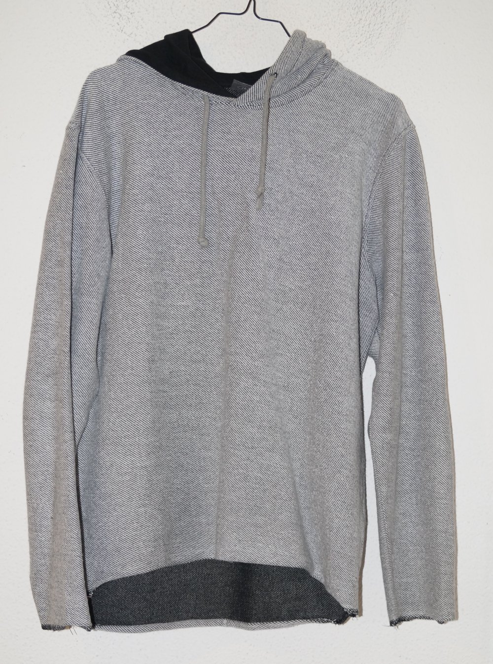 schwarz weiß melierter Kapuzenpullover Gr.M Jack & Jones