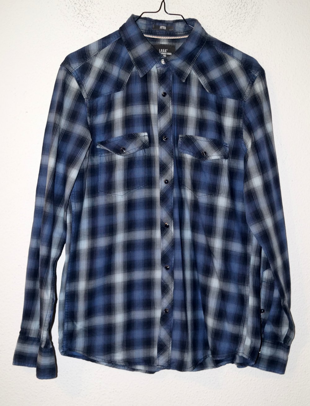 blau kariertes Hemd Gr.S H&M