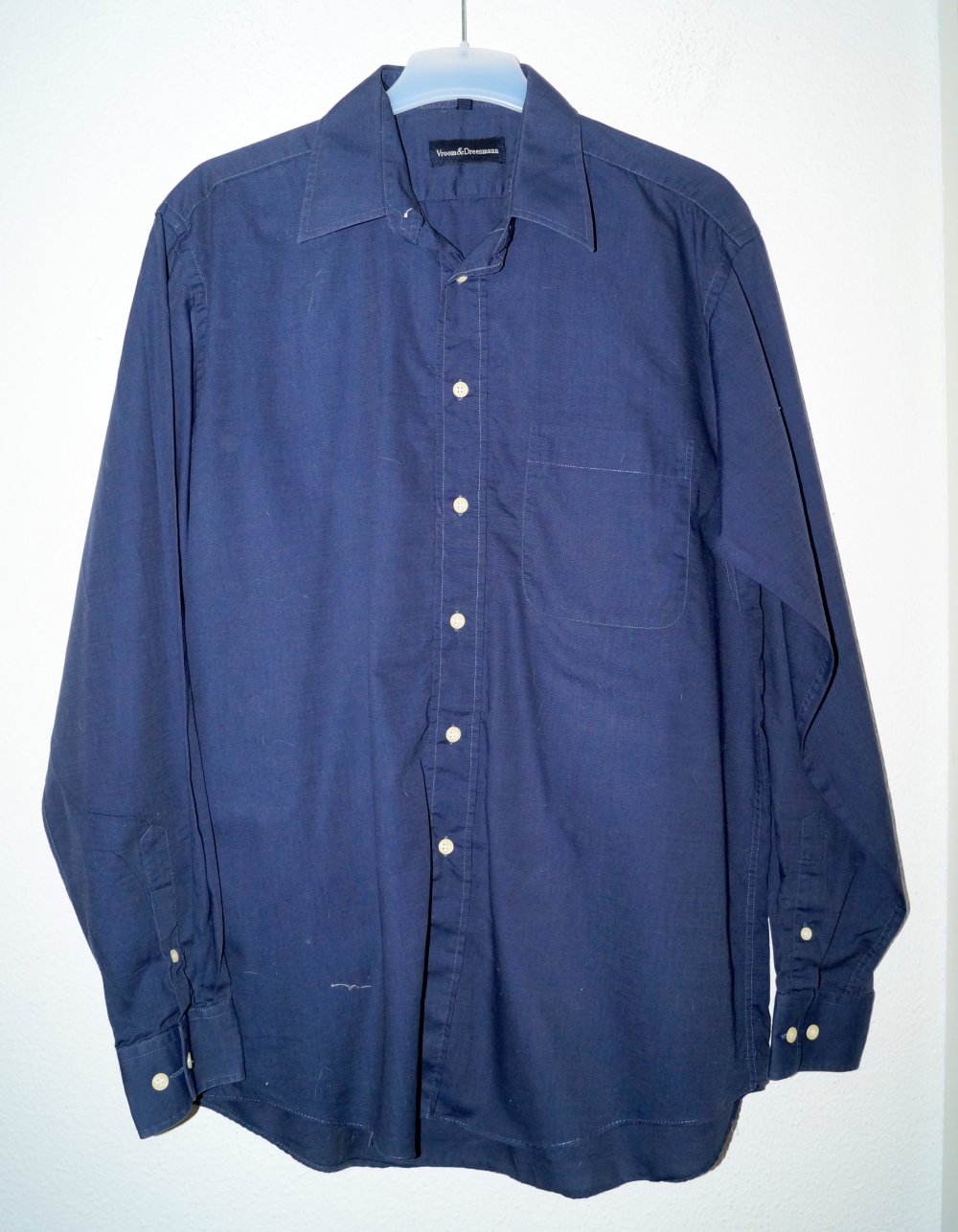 dunkelblaues Hemd Gr.38 Vroom & Dressman