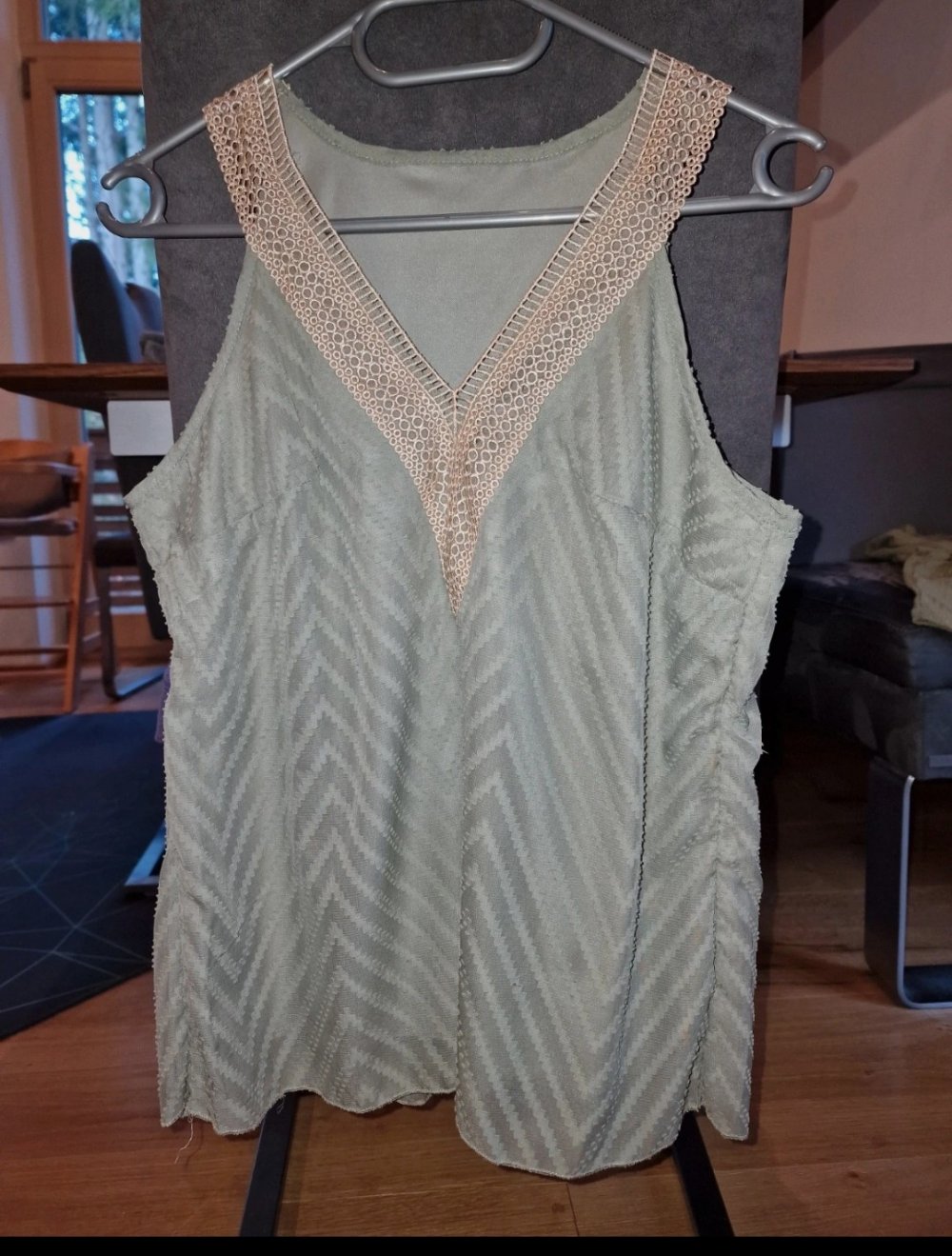 Top mit Spitze