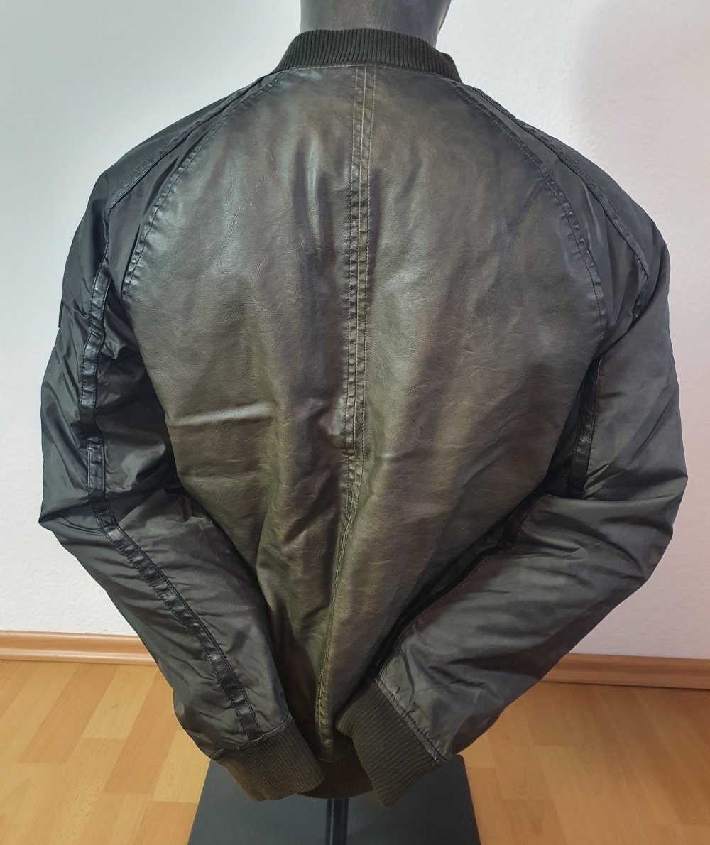 Bomberjacke used Lederoptik Garcia Jeans