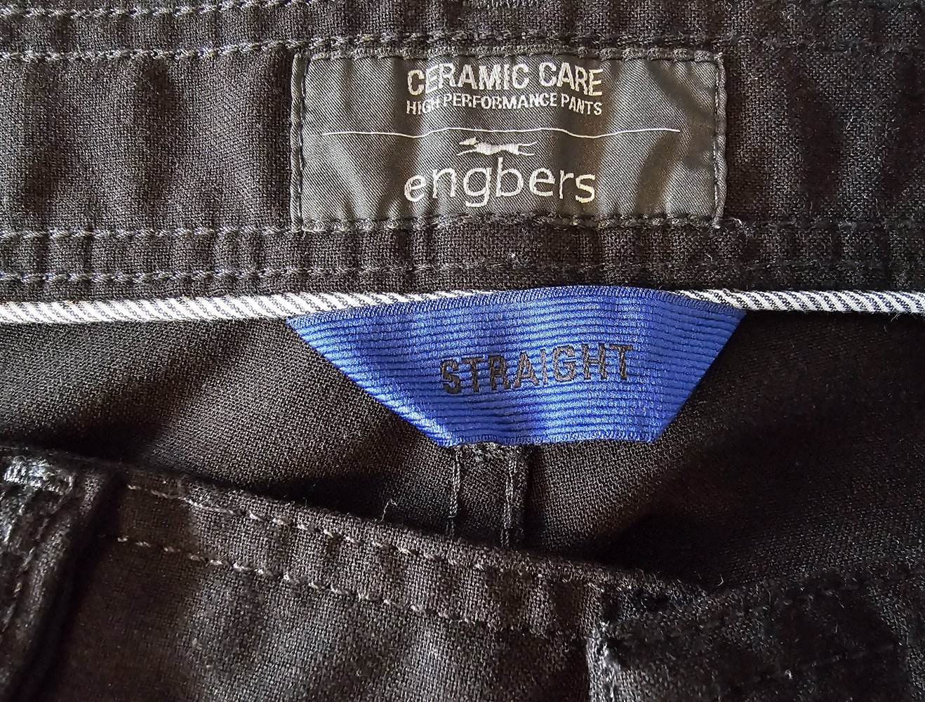 Schwarze Stoffhose von Engbers Gr. 26