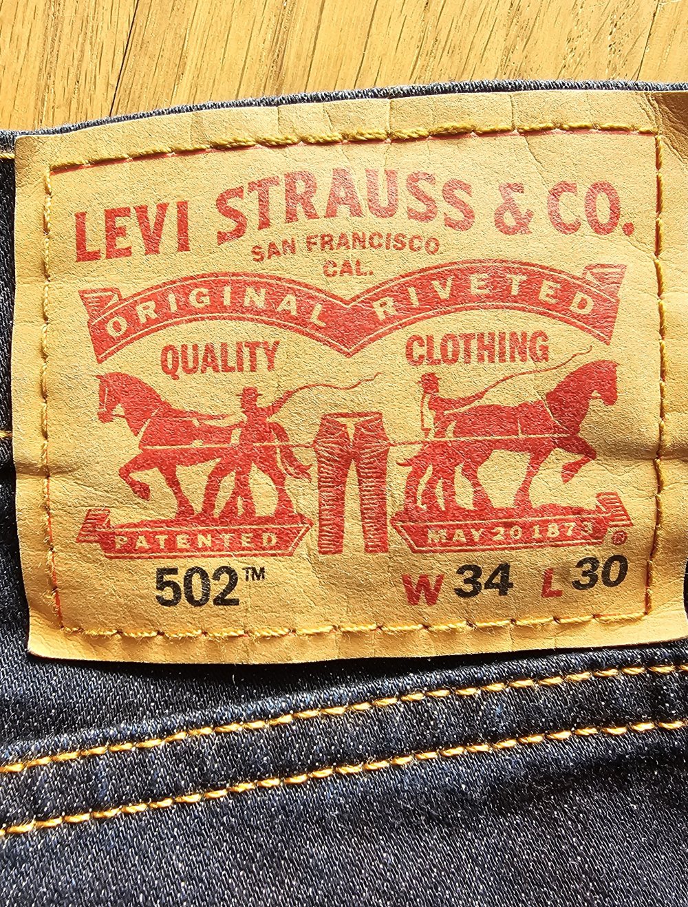 Levi's 502 W34 L30 - dark denim