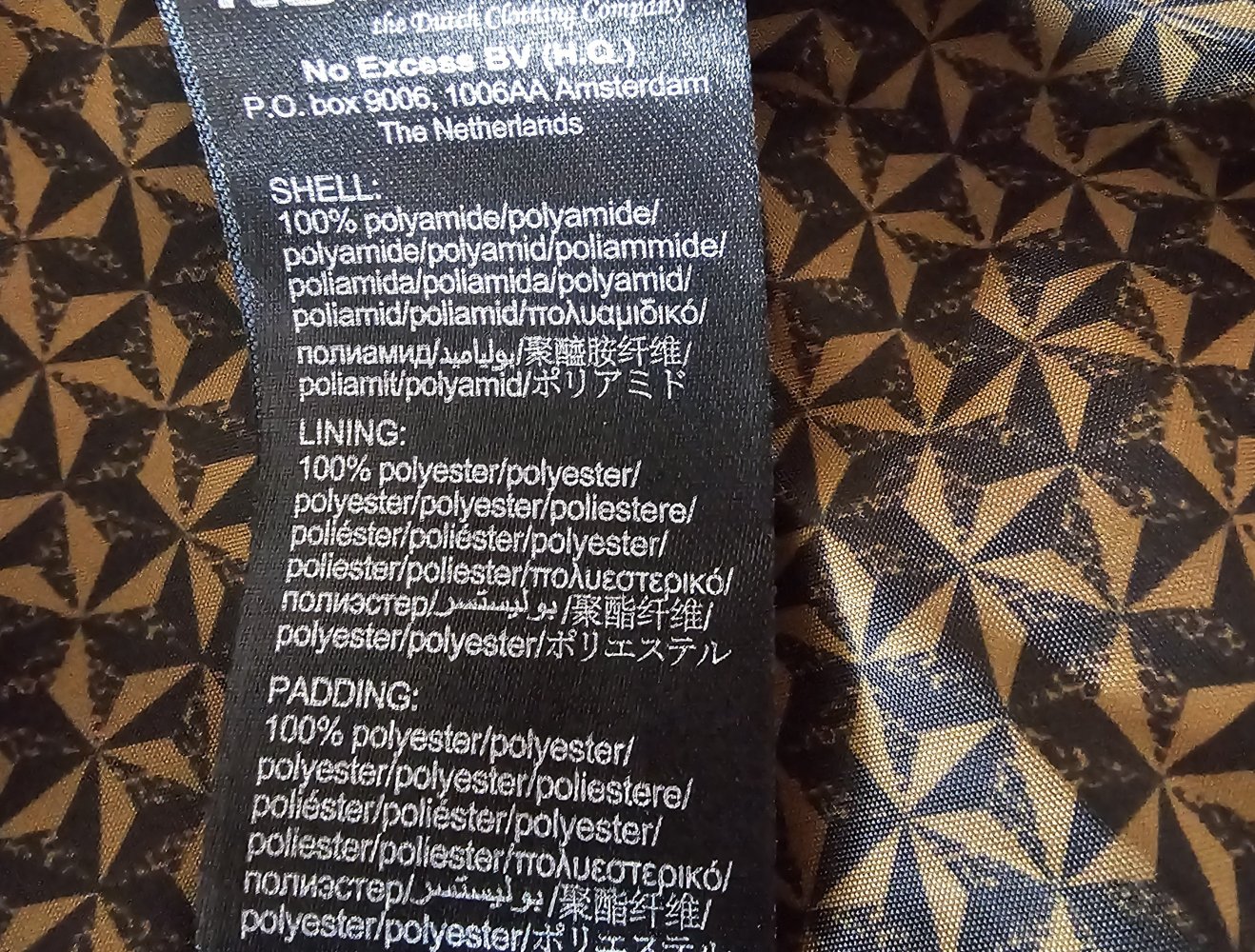 Weste No Excess senffarben-curryfarben Gr. XXL