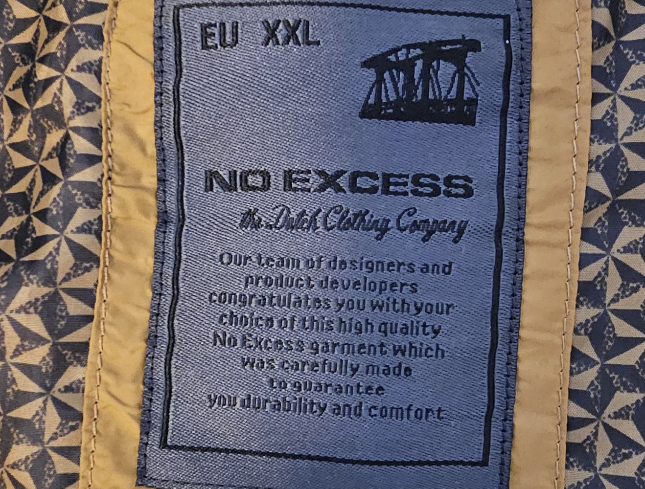 Weste No Excess senffarben-curryfarben Gr. XXL