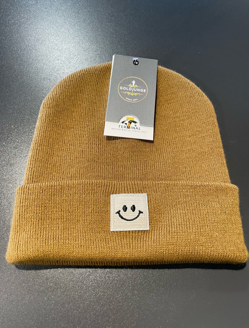 Goldjunge Beanie Happy caramel