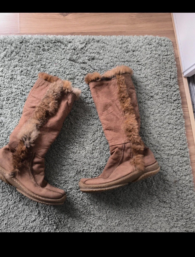 Warme Lederstiefel in gr 36