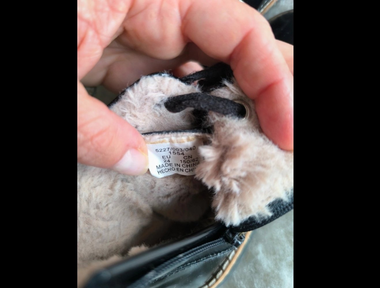 Zara Lederschuhe mit warmen Futter in gr 24 neuwertig