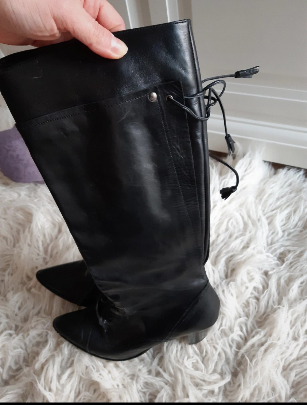 Spanische Echtleder Stiefel gr 36