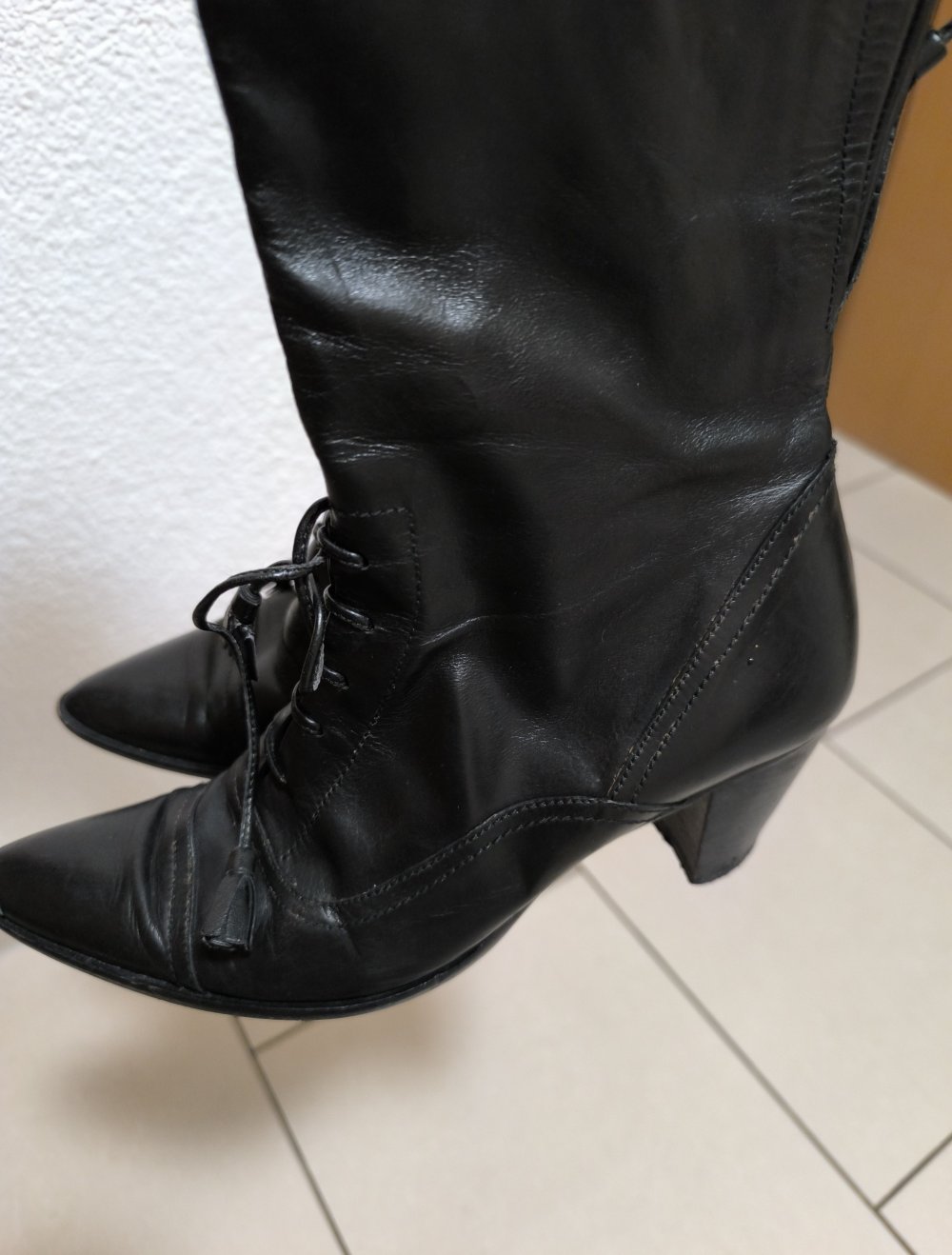 Spanische Echtleder Stiefel gr 36