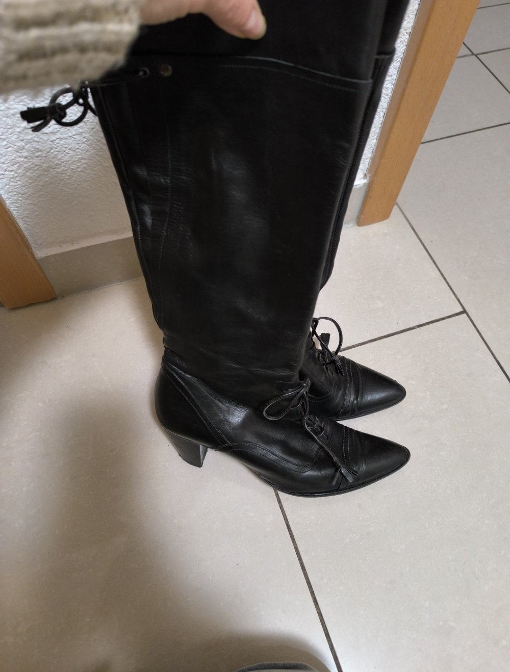 Spanische Echtleder Stiefel gr 36