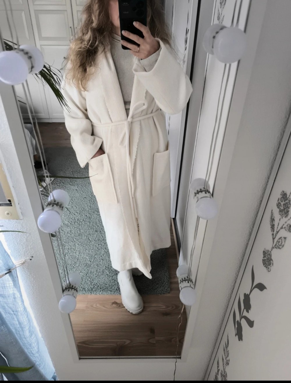 100% Wollmantel von Zara in gr XS-S Neu