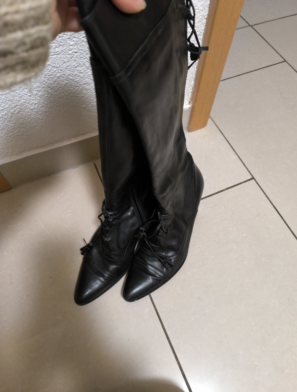 Spanische Echtleder Stiefel gr 36