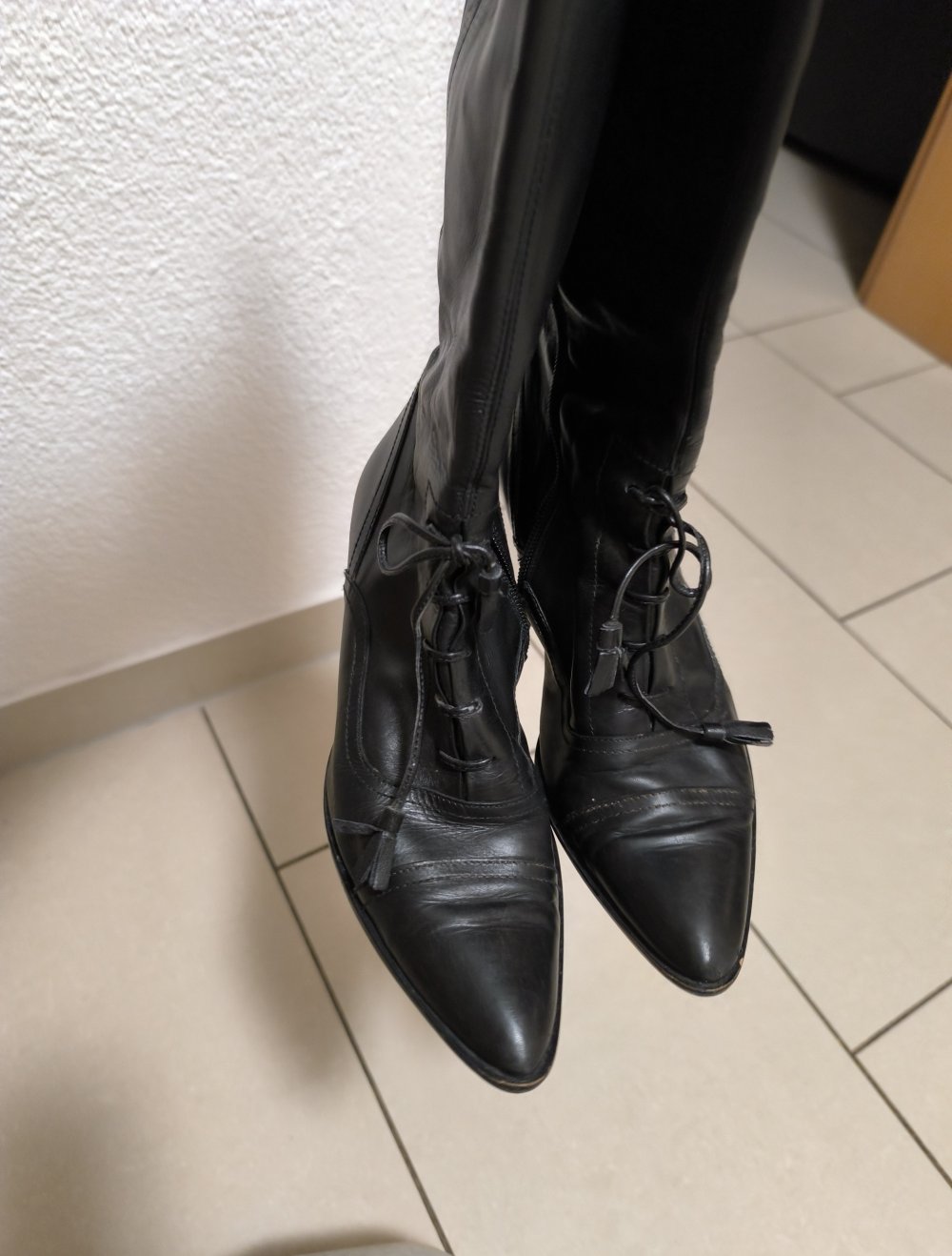 Spanische Echtleder Stiefel gr 36