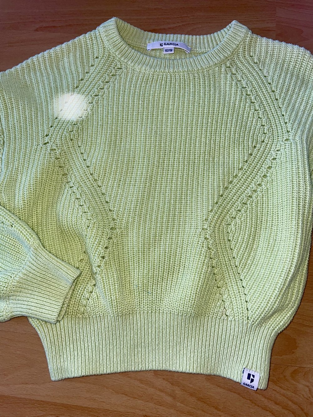Schicker Strickpullover Mädchen Gr. 152/158
