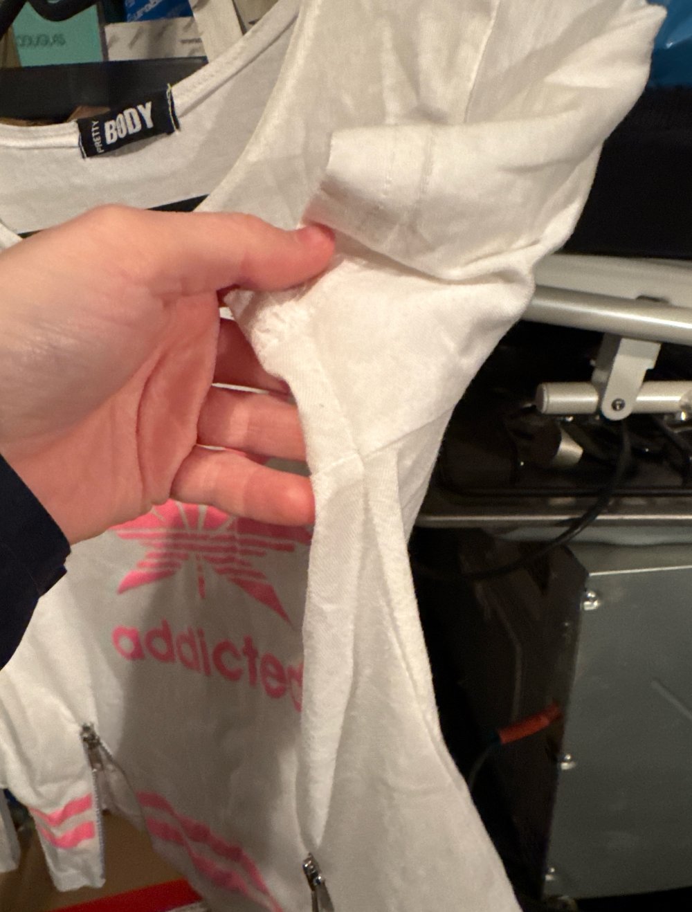 bauchfreies tshirt