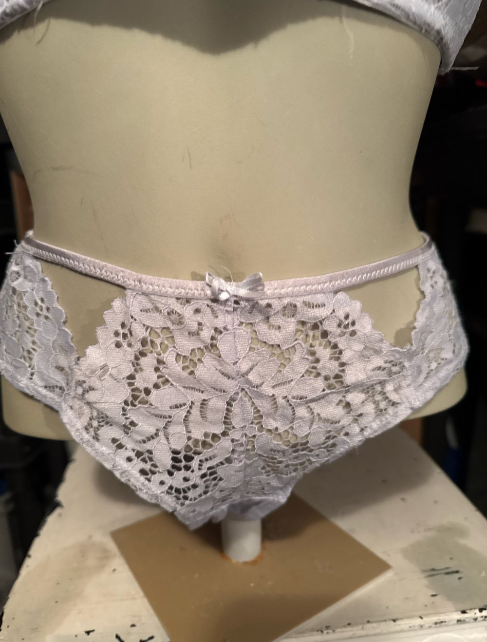 sehr schönes Baby blaues zartes bralett Set