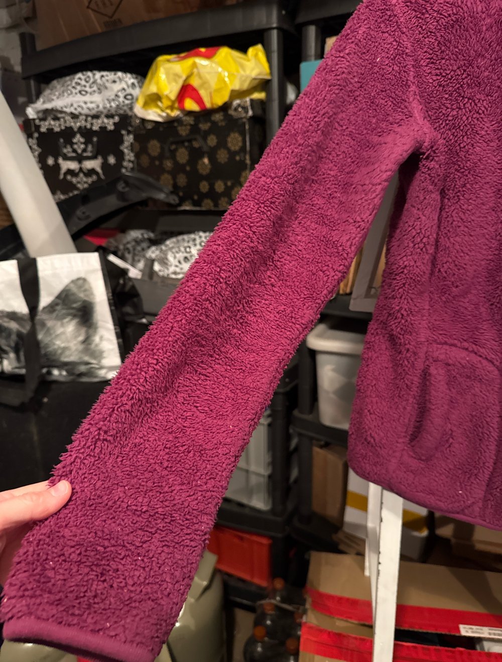 weiche Teddy Jacke