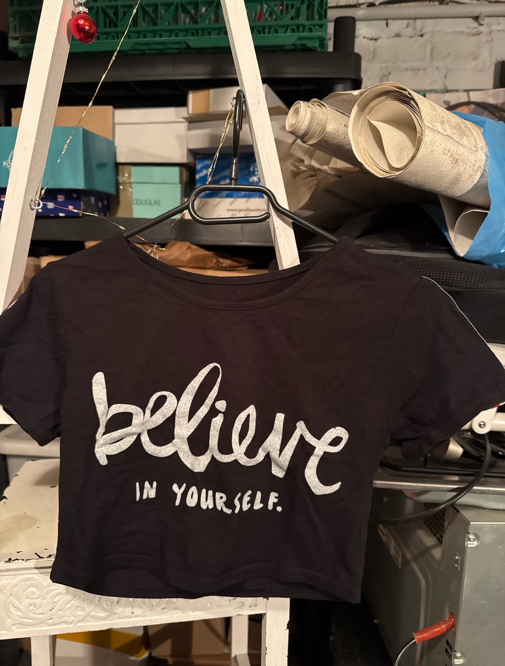 bauchfreies tshirt S