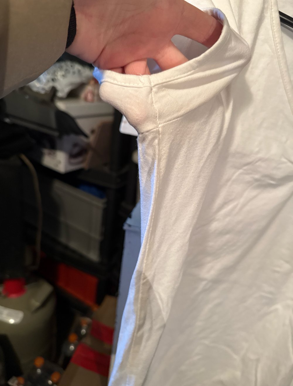 schlichtes weißes tshirt M
