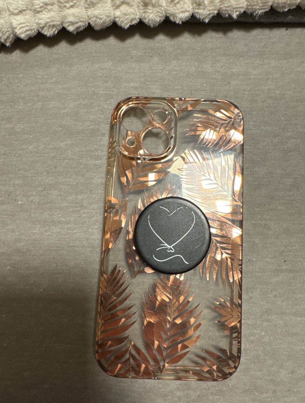 IPhone 13 Palmen Hülle mit Popsocket