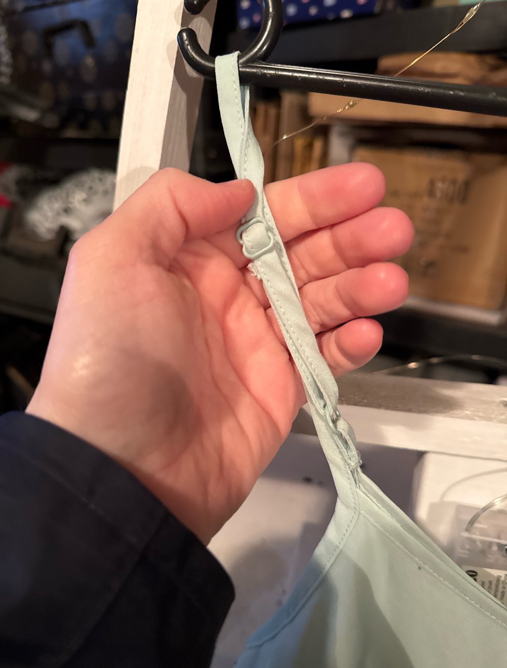 Schönes locker fallendes top mint
