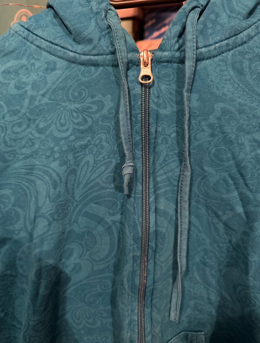 Türkis farbene Sweatshirt Jacke M